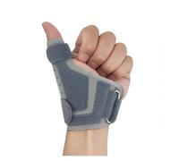 YGMNQAL 6 Pezzi di tutore for Il Pollice for l'artrite, for della Mano Destra e for Sinistra, for Polso for Sollevamento Pesi(Grey)