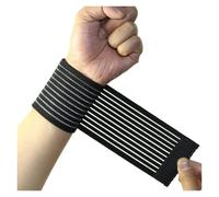 YGMNQAL 6 Pezzi Fascia Elastica da Polso Autoadesiva Regolabile Supporto for Sportivo Mano Traspirante Palestra Fitness Tutore for Sicurezza Sportiva(6 Pieces-Black)