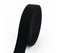 YGMNQAL Nylon Elastic Bands Pant Waist Rubber Band Underwear Belt Elastics Webbing Tape DIY Clothes Sewing Accessories(Black,5Meters,38mm)