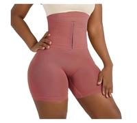 YGMNQAL Pantaloncini Contenitivi Donna Controllo della Pancia Ferma da Donna con Gancio for La Vita, Modellatore del Corpo, Sollevatore di Glutei, Mutandine Modellanti(Bean Paste,L)