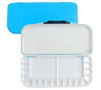 YGNNBC Tavolozza acrilica a 18 fori per acquerello, acrilico e pittura ad olio, un buon strumento per gli artisti da creare. Il design portatile è facile da trasportare, anche un regalo per la pittura