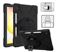 YGoal Custodia per Galaxy Tab S6 Lite, tracolla a mano/tracolla resistente a tutto il corpo robusta custodia protettiva a prova di caduta per Samsung Galaxy Tab S6 Lite 10.4 P615/P610, nero