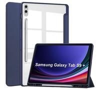 YGoal Custodia per Galaxy Tab S9 Plus - Slim Sottile Leggera in PU Pelle + PC Back Case Folio Cover Protettiva Case per Samsung Galaxy Tab S9 Plus Tablet, DBlu