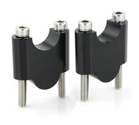 YGOHFKKX Manubrio Riser Moto per Yamaha TW200 WR400F/450F/250F WR250R/250X TT-R230/250 XT225 500 XV 750 per Virago TT 350 Riser Manubrio da 22 Mm 7/8" Montaggio Riser(Black Riser 40mm)