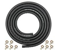 YGQ Ø 6 mm 1/4'' Tubo Benzina Rinforzato Tubo Carburante per Gasolio 2.4M per Automobili Barca Generatori ATV Rasaerba Briggs Kawasaki Kohler Prcmac con 10pcs Fascette Stringitubo