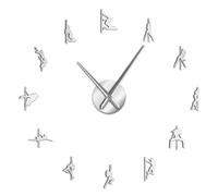 YGSGJSP Orologio Adesivo da Parete Pole Dance DIY Giant Wall Clock