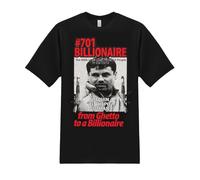 YGT56UYHft 701 Billionaire Last Narco El Chapo Guzman Mexico Drug Cartel T-Shirts Black L
