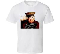 YGT56UYHft Benny Hill British Comedy T Shirt White L