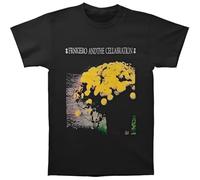 YGT56UYHft Frank Iero And The Celebration Flower T Shirt Black XXL