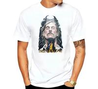 YGT56UYHft Men-s-Horror-TV-True-Detective-T-Shirt White S