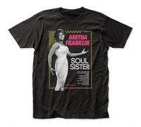 YGTA2awes Aretha Franklin Soul Sister Jersey T-Shirt Black 3XL