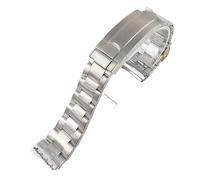 YGUK0J 20 Mm Cinturino For Cinturino In Acciaio Inossidabile 316L Pezzi Di Ricambio Sistema Di Blocco Scorrevole Spazzolato/lucidato(Fully brushed)