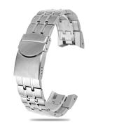 YGUK0J Cinturino da 21 mm compatibile con cinturino in acciaio Swatch luce fredda YRS403 YRS412 YRS402 cinturino in acciaio inox cinturino da polso cinturino dentellato, 21mm, Acetato, Nessuna pietra