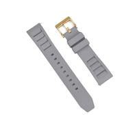 YGUK0J Cinturino For Orologio In Gomma Fluorurata Di Grado 20mm 22mm Compatibile Con Cinturini For Orologi Richard Mille Bracciale Subacqueo Cintura Da Polso A Sgancio Rapido(Gray 3,20mm)
