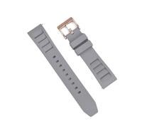 YGUK0J Cinturino For Orologio In Gomma Fluorurata Di Grado 20mm 22mm Compatibile Con Cinturini For Orologi Richard Mille Bracciale Subacqueo Cintura Da Polso A Sgancio Rapido(Gray 4,20mm)