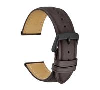 YGUK0J Eleganti Cinturini For Orologi In Pelle Nera Caffè, Dimensioni 18 Mm-24 Mm, Disponibili In Versione Unisex, Dotati Di Strumenti(A-Black Buckle,22mm)