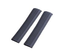 YGUKOJ 21mm Black Blue Green Curved End Silicone Gomma in gomma Adatta for Patek Aquanaut Philippe compatibile con 5164a 5167A-001 cinturino cinturino(Black)