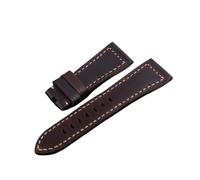 YGUKOJ Alta qualità Spessore italiano Retro Cavallo Crazy Horse Genuine Pelle Cinghise Pin Fibbia Compatibile con Panerai Strap Watch Band Tools 26mm(Brown strap)