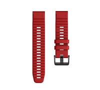 YGUKOJ Cinturino compatibile con Coros Vertix 2 VertiTix2 Sport Silicone Watch Band QuickFit Braccialetto da polso da polso da polso Accessori sostitutivi(Red)