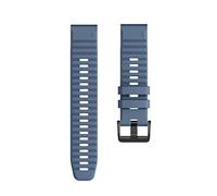YGUKOJ Cinturino compatibile con Coros Vertix 2 VertiTix2 Sport Silicone Watch Band QuickFit Braccialetto da polso da polso da polso Accessori sostitutivi(Cyan blue)