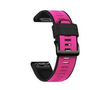 YGUKOJ Cinturino compatibile con Garmin EPIX Sport Smart Watch Band 22 mm in silicone compatibile con Garmin MARQ/Approach S62/Fenix 5 6 7, For Fenix 6