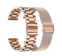 YGUKOJ Cinturino in acciaio inossidabile compatibile con Garmin Forerunner 55 245 645M, cinturino in metallo compatibile con Approach S40 S12 S42 Correa, For Vivomove HR