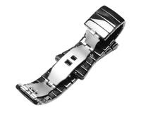 YGUKOJ Cinturino In Ceramica 17mm 26mm 29mm Cinturino Di Ricambio For Bracciale Nero Compatibile Con La Catena Dell'orologio Da Donna E Da Uomo Della Serie Sintra(29mm)