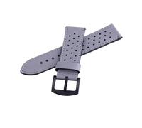 YGUKOJ Cinturino in pelle compatibile con orologio galassia Samsung 3 45/41mm / 42mm / 46mm / attivo 2 cinturino braccialetto compatibile con Huawei Watch GT2 46mm GT 2E cinghie(Grey Black,22mm)