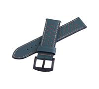 YGUKOJ Cinturino in pelle compatibile con orologio galassia Samsung 3 45/41mm / 42mm / 46mm / attivo 2 cinturino braccialetto compatibile con Huawei Watch GT2 46mm GT 2E cinghie(Green Orange,20mm)