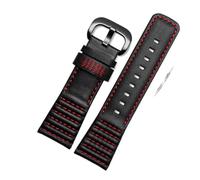 YGUKOJ Guardiano in pelle compatibile con 7 venerdì SF-M2 / 1 SF-P1 P2 P3C. Accessori for catena di orologi serie 28mm cinturino da polso nero da 28mm(Red black)