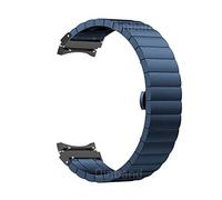 YGUKOJ Nessuna lastra di metallo senza lacune Adatta for Samsung Galaxy Watch 4 classic 46mm 42mm 44mm 40mm Bracciale in acciaio inox orologio 4 cinghia accessori(Blue,Galaxy watch 4 40mm)