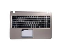 YGUWZ Tastiera RU US compatibile con X540L K540UA X540LA F540 X540LJ D540U X540SA X540SC R540 VM520U FL5700U R540S C520U con telaio poggiapolsi(English)
