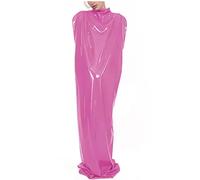YGZHANYUANOKU Borsa bondage senza maniche Unisex Tuta in pelle PVC Costume per Halloween Party Gioco di ruolo Costume Costume Sciolto Catsuit Personalizzabile, Rosa, S