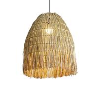 YGZPALH Lampada A Sospensione Tropicale Del Sud-est Asiatico, Paralume In Rattan Intrecciato Bohémien Da 19,7 Pollici, Lampada A Sospensione Creativa Rurale, Apparecchio Di Illuminazione Naturale