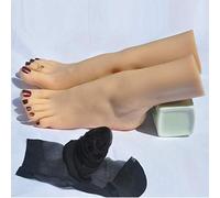 YH-FEET Mannequin Piede, Silicone Piedi Modello Modello di Piede in Silicone Scheletrico in TPE, Senza scolorimento e Senza Odore, Bellissimo Stampo per Il Piede, Modello 36A di Bellezza Foot.