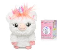 YH YUHUNG Interattivo peluche unicorno parlante parla, peluche interattivo giocattolo per bambini dai 3 anni in su