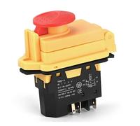 YH02A Pulsante Start Elettromagnetico 250V 16A 5PIN Per Utensile Macchina