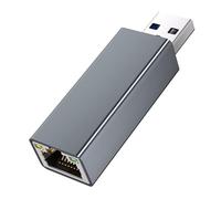 YHAILI Adattatore di rete Ethernet da USB 3.0 a RJ45 maschio a femmina, per estensione Cat7/Cat6/Cat5e