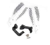 YHAILI Coppia paramani Manubrio con Supporto, White | Coperture avvolgenti per paraspruzzi antivento per la guida ATV
