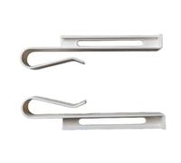 YHAILI Supporto per tablet e telefono per alette parasole anteriori | Supporto in ABS a clip, grip pad, pacchetto coppia, compagno viaggio multimediale per la visualizzazione