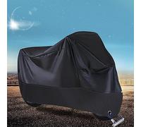 YHANNI Telo Personalizzazione 190T Coprimoto per Honda Goldwing 1800 GL1800 F6B Goldwing GL 1800 Interno Esterno Impermeabile Resistente a Polvere/Vento/AntiGraffio/Anti UV Accessori,all Black