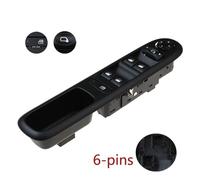YHBH Sollevamento Interruttore Alzacristalli Elettrico per Auto per Peugeot 3008 5008 96650621ZD Set Comando E Regolazione del Pulsante di Accensione Interruttori Pulsante(Black2)