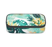 YHBLYKXP Borsa portaoggetti da viaggio con stampa di paesaggio vegetale da spiaggia, borsa per il trucco, organizer da scrivania con