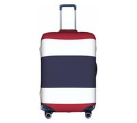 YHBLYKXP Copertura per valigie con stampa della bandiera della Thailandia, custodia protettiva elasticizzata, adatta per valigie da 45,7 a 81,3 cm, bianco, X-Large