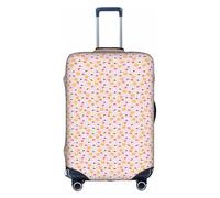 YHBLYKXP Lovely Rice Ball - Copertura per bagagli, protezione per valigie, elasticizzata, adatta per valigie da 45,7 a 81,3 cm, bianco, M