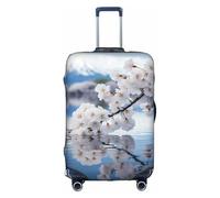 YHBLYKXP Monte Fuji Giappone stampa Trolley caso copertura protettiva, moda valigia Protector Fits, cerniera nascosta, bianco, Medium