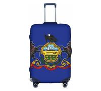 YHBLYKXP Pennsylvania State Flag Print Copertura per valigie, protezione per valigie, manica protettiva elasticizzata, adatta per valigie da 45,7 a 81,3 cm, bianco, X-Large