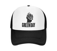 YHCIREB Cappellino da Baseball con Logo Green Day, Unisex, Hip-Hop, Regolabile, in Poliestere e Rete, di Alta qualità.