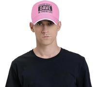 YHCIREB Cappellino da Baseball Divertente, Tutti Hanno Bisogno di Un Dave nella Loro Vita, Cappello da Uomo con Grafica da papà