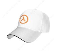 YHCIREB Cappellino da Baseball Half Life Lambda Logo (Sfondo Nero) Invernale da Uomo Cappello da Donna